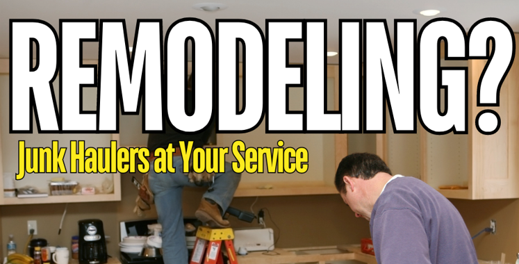 Remodeling? – Let Us Haul Away the Construction Debris, Old Appliances, and More!