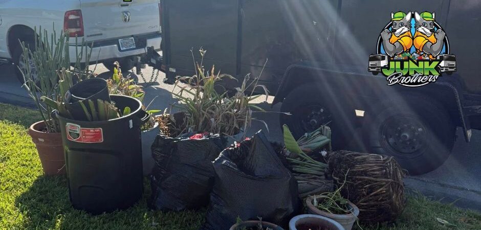 Landscaping debris, plants, lawn, leaves pick up hauling swfl