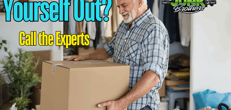 DIY decluttering and home clean out vs hiring professional junk removers and decluttering helpers